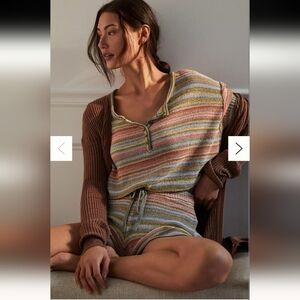 Anthropologie Striped Lounge Set with Tags